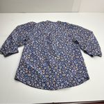 J. McLaughlin Sherry Mini Secret Garden Floral Print Blouse Top Womens Medium Photo 11