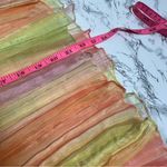 Hunter Bell NWT  Savannah Pleated Mock Neck Long Blouson Sleeves Top Pastel Photo 6