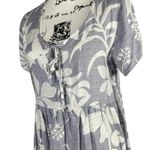 KIWI‎ + PUNCH Miami Women's Floral Babydoll Dress Size M Blue White Tiered Size M Photo 1