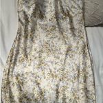 Dessy Collection by Vivian Diamond Floral Silk Dessy Maxi Photo 1