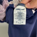 Lands' End Women Modest Twist Front Dresskini Top Swimsuit Size 10 Photo 3