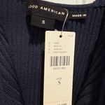 Good American Navy Ribbed Knit‎ Tank Top Photo 1