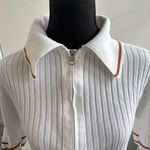 Varley  Napier Fitted Knit Polo medium workwear preppy coastal retro Photo 3