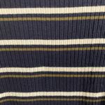 frame denim Frame 70s blue multi striped long sleeve crewneck T-shirt women’s S ￼ Photo 4