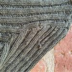 Free People Twisted Cable crop turtleneck sweater dark green gold metallic Small Photo 10