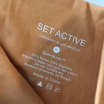 Set Active Womens Leggings Sportbody High Rise Peach Orange M Photo 2