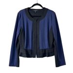 Sandro  Studio Colorblock Zip Up Cardigan Blazer Size Large Photo 0