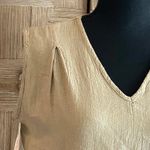 NWT Manta Del Lago Women's Sleeveless Top Khaki Size M Casual Boho Tan Size M Photo 2