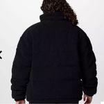 Columbia Ruby Falls Novelty Jacket Black Doodle Sherpa Coat 450 Down Fill NEW Photo 1