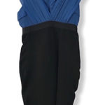 Studio M‎ Silk Blend Dress Black Blue Size M Photo 0