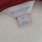 Belle Sky Belle & Sky burgundy cold shoulder blouse size lar Photo 5