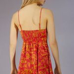 Urban Outfitters Orion Red Floral Bustier Mini Dress Photo 2
