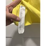 Fabletics Athletic Tank Top Women's Size Large Yellow High Neck Active Shelf Bra Photo 3