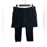 Athleta  2 in 1 Black Cargo Skort Capri Leggings Photo 1