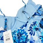 ANDIE The Bala One Piece Swimsuit Blue Floral Size Medium NEW with Tags! Photo 5