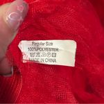 None Vibrant Red Tulle Mini Skirt Size Small Photo 8