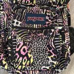 Jansport  Leopard Cheetah Animal Print Pink Neon Backpack Photo 1
