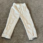 Ultra Pink  Cream Crochet Pants Photo 0