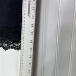 Victoria's Secret VTG 90s Victoria’s Secret Black Lace Trim Slip Dress Size 34B Y2K Lingerie Mini Photo 5