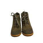 Timberland NEW  sz 5.5 Womens Glancy Chukka Suede Leather Lace up Heel Boots‎ Photo 4