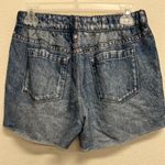 BLANK NYC  Printed Denim French Terry Pull-On Shorts   Photo 5
