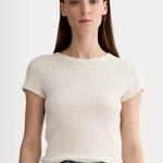 Everlane  cozy rib tee, xxs small. Excellent condition. Pet and smoke free home. Photo 0