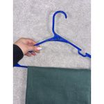 Miou Muse Pants Women's Medium Wide Leg Cropped Raw Hem Casual Trousers Green Photo 10