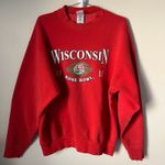 Fruit of the Loom Vintage 1999 Wisconsin Rose Bowl Heavy Cotton Sweatshirt XL Photo 0