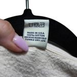 Sporty & Rich 100% Cotton Cream Crewneck Sweatshirt Size Large Made in USA Photo 6