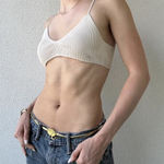 ZARA  cropped knit bandeau top  Photo 0