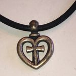 James Avery  Sterling Silver 925 Heart Pendant Necklace Photo 0