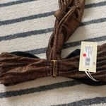 Ramy Brook Lura Metallic Brown Halter Bikini Top Photo 2