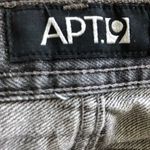 Apt. 9  size 36 (size 13 women) distressed Jeans black gray grunge work high rise Photo 4