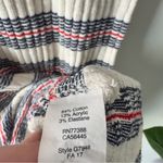 Madewell Ribbed Striped Knit Dress Short Sleeve Bodycon crew neck preppy buttons Photo 7