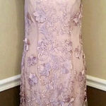 Mauve Blush Flower Embroidered Lace Formal Romantic Fairy Party Dress Decode 1.8 Pink Size 6 Photo 0