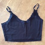 SheIn Black  Lace Top Crop Photo 0