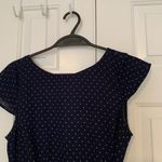 Trixxi  Dark Blue Maxi Dress with Dotted Pattern Photo 2