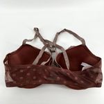 Victoria's Secret  Lightly Lined Demi Bra Lace Mesh Floral Dusty Rose Sienna 38D Photo 5