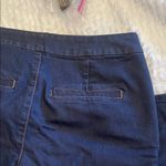 Chico's Stylish Navy Blue Women's Jeans dark blue like new flair hem Photo 3