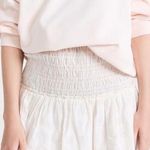 Madewell Smocked Pull On Gauze Tiered Mini Skirt Lighthouse Ivory Photo 7