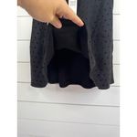 Philosophy  Skirt Womens Size 4 Black A-Line Textured Dot Print Classic Short Photo 2