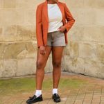 Uniqlo Denim Shorts | Distressed | 2.5" Inseam Gray Wash NWT Size 27 Photo 4