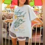 Daydreamer NWT Johnny Cash American Rebel OS Tee - Airey Blue - One Size Photo 2