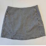 Urban Outfitters Black & White Gingham Mini Skirt | Classic Checkered Style Photo 2