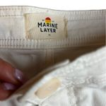 Marine layer Bridget Slim Wide Leg Crop White Pant Size 14 NWT Photo 9