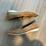 Dr. Shields Black Suede Flat Shoes, Women's Size 11 Tan Photo 2