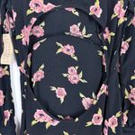 Flynn Skye NWT Elena Mini Dress Night Heavens Floral Long Sleeve Black Size XS Photo 11