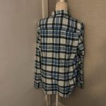 Vineyard Vines  Women’s Blue Plaid Button Down Shirt 12  Preppy Classic Winter Photo 1