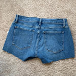 frame denim Le Cutoff Denim Jean Shorts Bixby Raw Fray Hem Denim Shorts Size 27 Photo 3