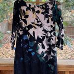Maeve Anthropologie  Shaded Garden Mini Shift Dress Blue Floral Size XS Photo 0